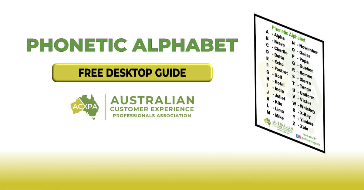 ACXPA Phonetic Alphabet Desktop Download