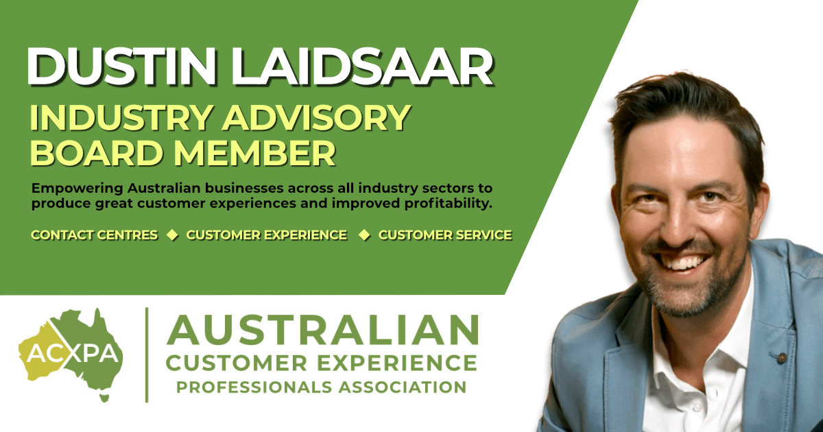 Dustin Laidsaar ACXPA Industry Advisory Board Member Profile