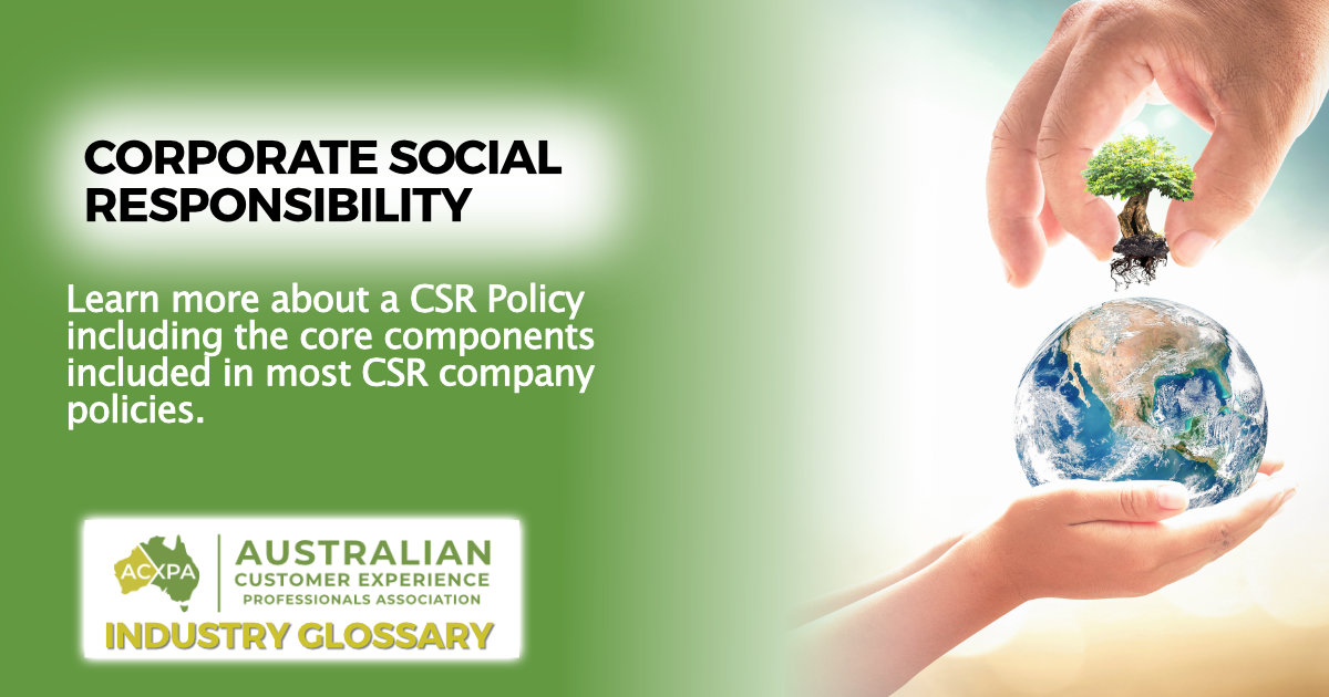Corporate Social Responsibility definition