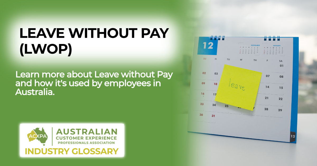 How can I use Leave Without Pay in Australia?