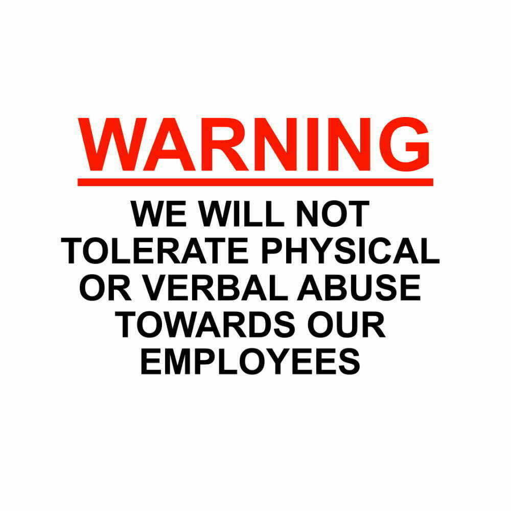 Abuse Warning A4 cover