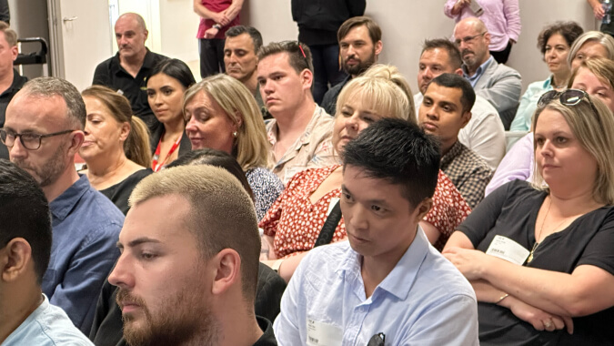 Members of the audience