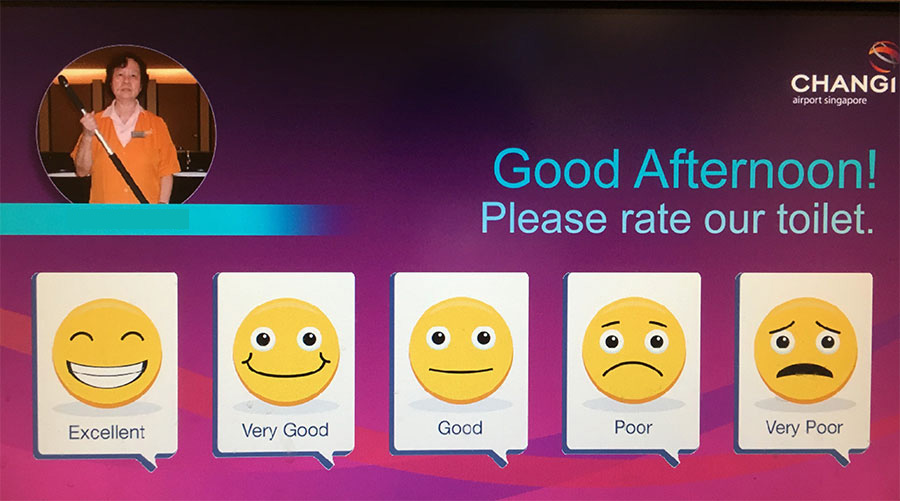 Changi Toilet CSAT survey