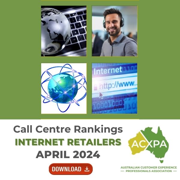 Internet Retailers Call Centre Rankings Monthly Download April 2024