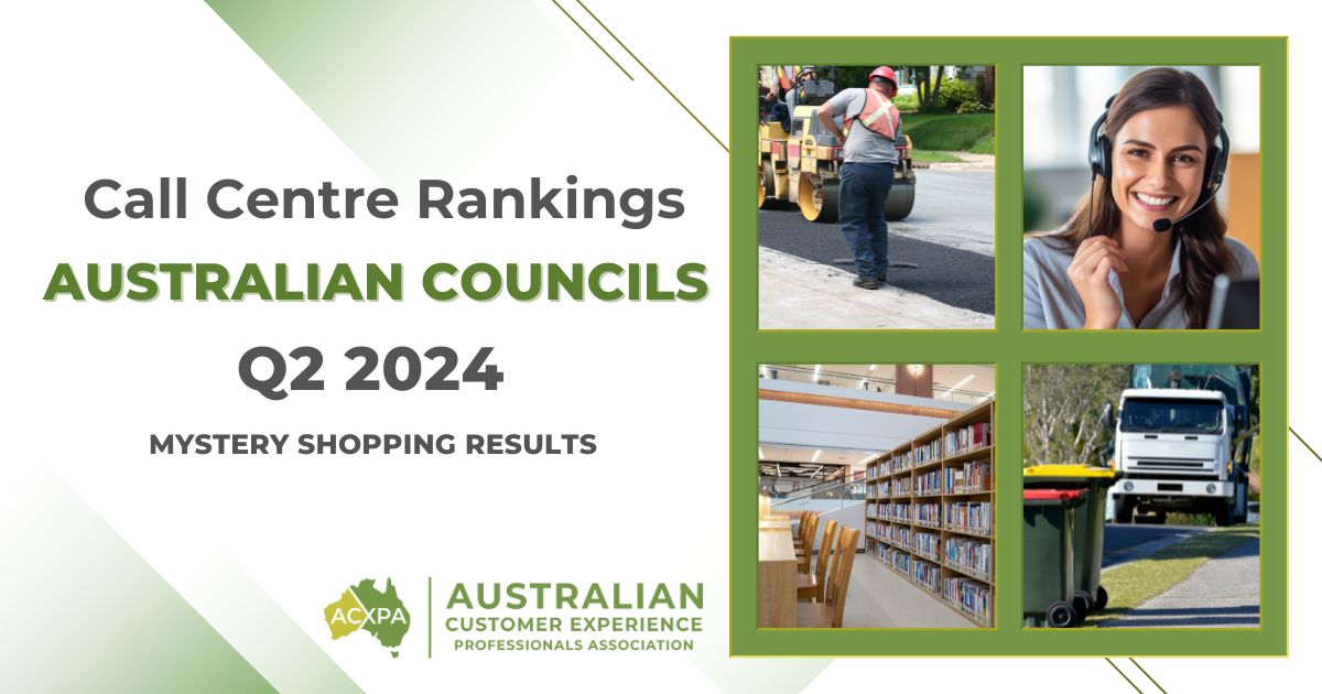 Q2 2024 Australian Councils Call Centre Rankings by ACXPA