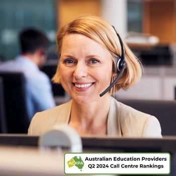 Australian Education Providers Q2 2024 Call Centre Rankings by ACXPA