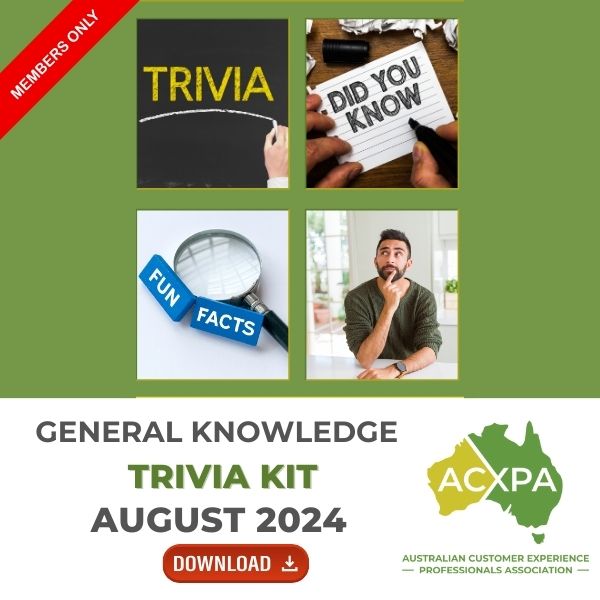 General Knowledge Trivia Kit August 2024