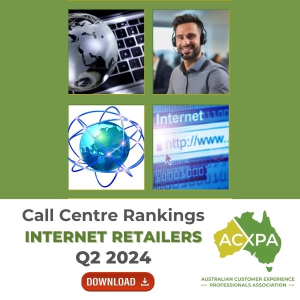 Internet Retailers Call Centre Rankings Quarterly Download Q2 2024 by ACXPA