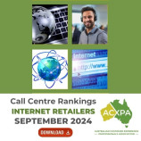Internet Retailers Call Centre Rankings Monthly Download September 2024